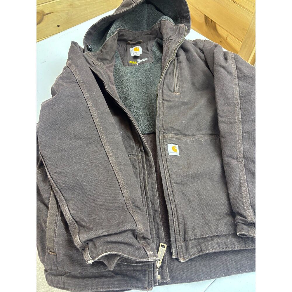 Women's Carhartt Full Swing Dark Brown Jacket size XL